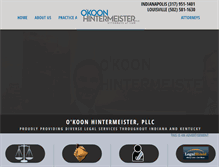 Tablet Screenshot of okoonlaw.com